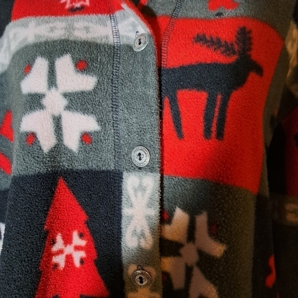 Talbots fleece button Down size medium - Picture 2 of 5